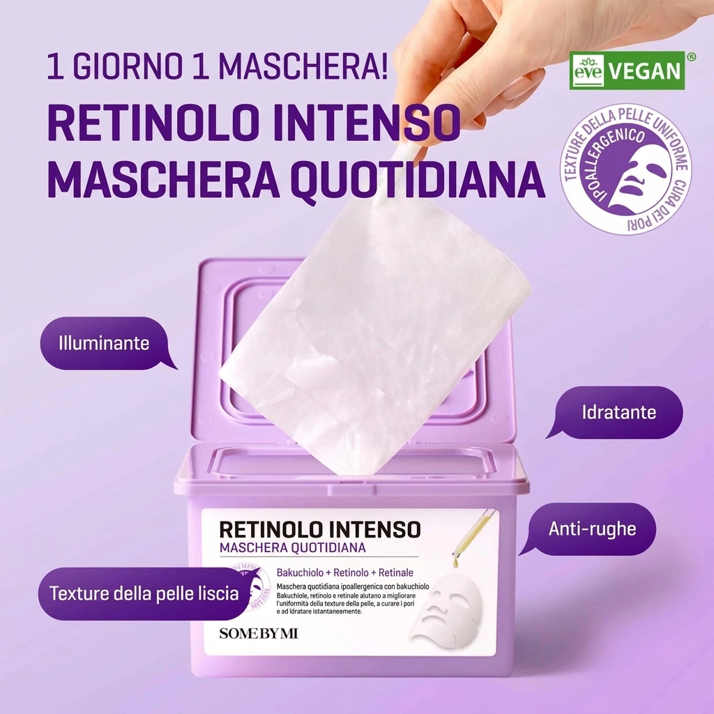 Retinol Intense Daily Mask 30 pz - vista 2
