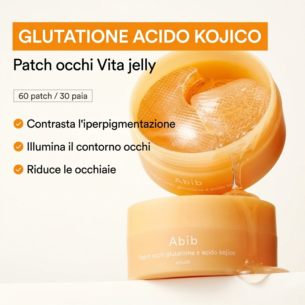 Patch Occhi Glutatione & Acido Kojico vita Jelly (60 patch / 30 paia) 90g - vista alternativa