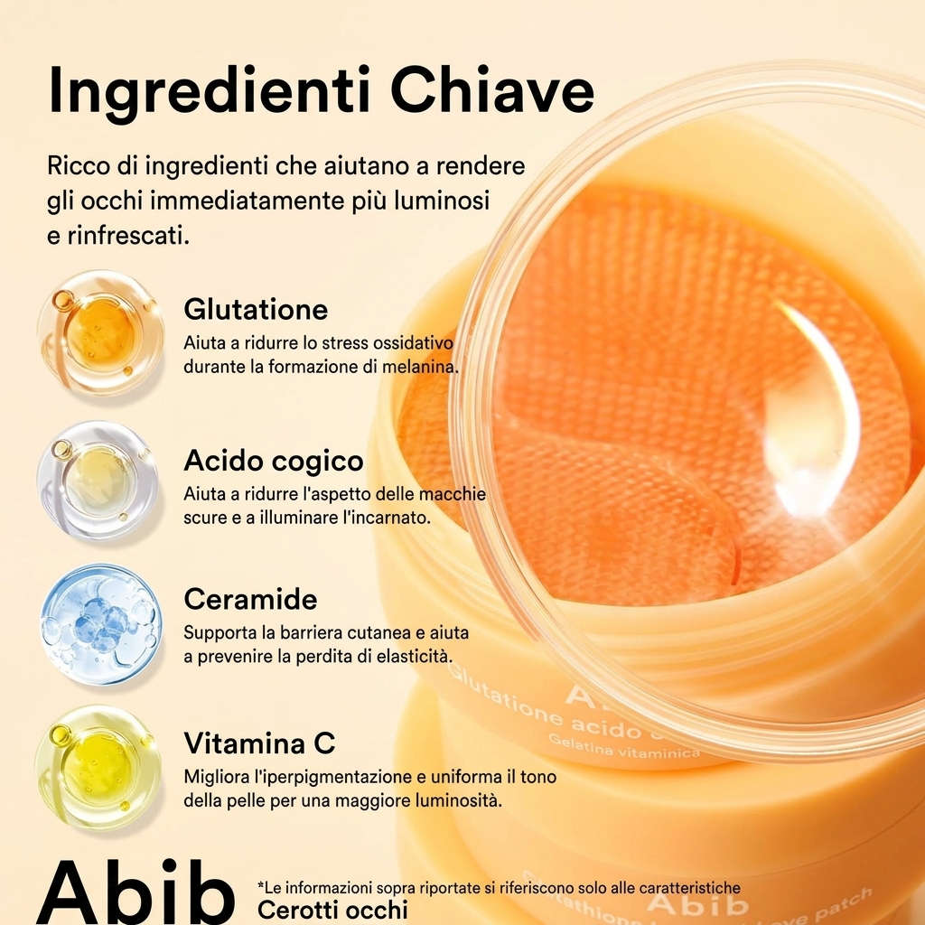 Patch Occhi Glutatione & Acido Kojico  vita Jelly (60 patch / 30 paia) 90g - vista 3