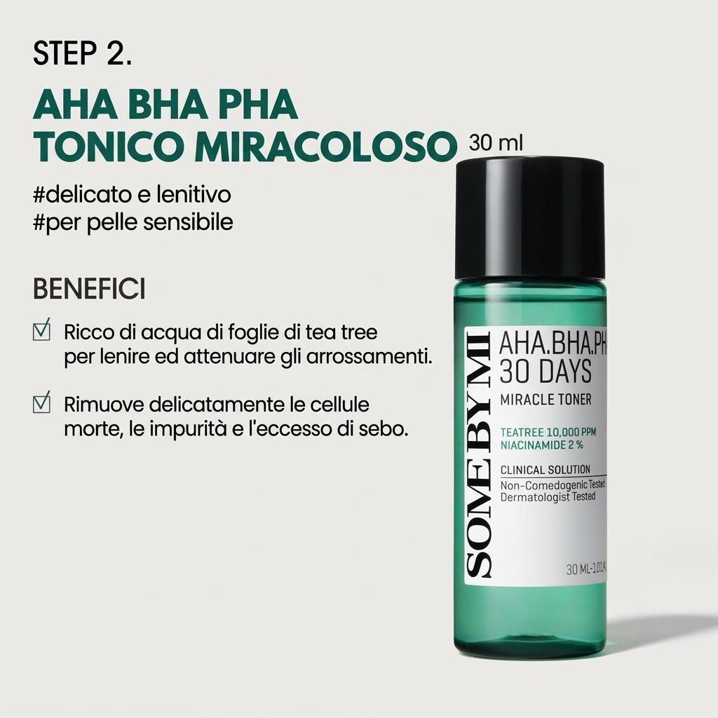 AHA∙BHA∙PHA 30 Days Miracle AC SOS Kit some by mi  - vista 4