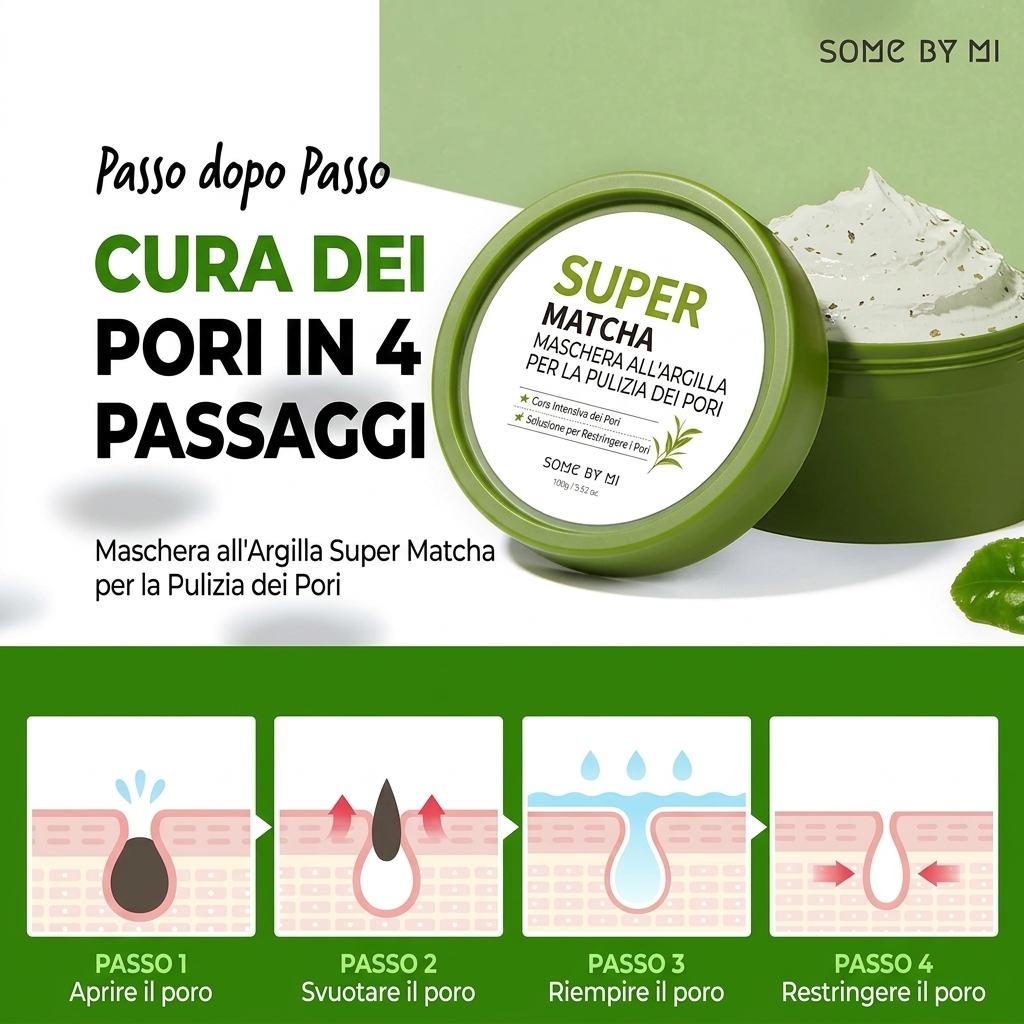 Super Matcha Pore Clean Clay Mask (100 g) - vista alternativa