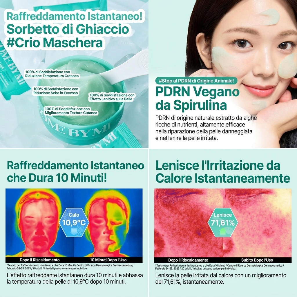 Spirulina PDRN Soothing Sherbet Mask - vista 3
